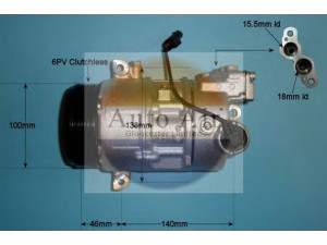 AUTO AIR GLOUCESTER 14-0029P kompresorius, oro kondicionierius 
 Oro kondicionavimas -> Kompresorius/dalys
64526935613, 64526987766