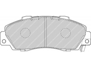 FERODO FDB1505 stabdžių trinkelių rinkinys, diskinis stabdys 
 Techninės priežiūros dalys -> Papildomas remontas
45022S1AE20, 45022S1AE70, 45022S1AE71