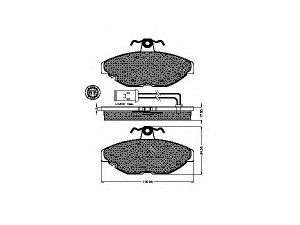 SPIDAN 30175 stabdžių trinkelių rinkinys, diskinis stabdys
BHM7237, GBP90276, GBP90288, GBP90294