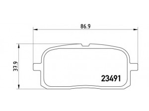 BREMBO P 83 116 stabdžių trinkelių rinkinys, diskinis stabdys 
 Techninės priežiūros dalys -> Papildomas remontas
0446618010, 446618010