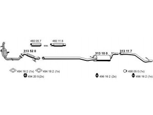 ERNST 031201 išmetimo sistema 
 Išmetimo sistema -> Išmetimo sistema, visa
