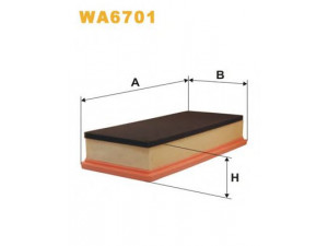 WIX FILTERS WA6701 oro filtras 
 Filtrai -> Oro filtras
46741119