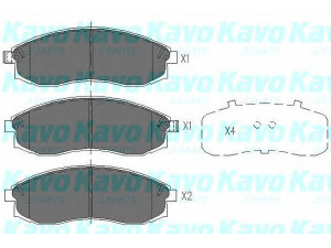 KAVO PARTS KBP-5517 stabdžių trinkelių rinkinys, diskinis stabdys 
 Techninės priežiūros dalys -> Papildomas remontas
4106038U90, MN102617, MR527550