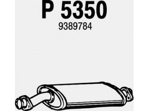 FENNO P5350 vidurinis duslintuvas 
 Išmetimo sistema -> Duslintuvas
7539927, 9389784