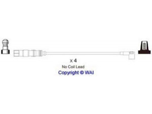 WAIglobal SL594 uždegimo laido komplektas