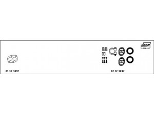 HJS MT-Fi25 išmetimo sistema 
 Išmetimo sistema -> Išmetimo sistema, visa