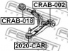 FEBEST CRAB-018 valdymo svirties/išilginių svirčių įvorė
04743094AA
