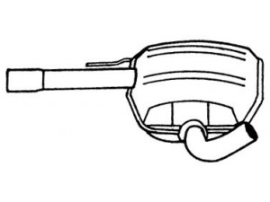 AKS DASIS SG60444 vidurinis duslintuvas