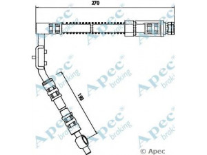 APEC braking HOS3266 stabdžių žarnelė 
 Stabdžių sistema -> Stabdžių žarnelės
GBH254, SHB10007