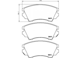 HELLA PAGID 8DB 355 013-041 stabdžių trinkelių rinkinys, diskinis stabdys 
 Techninės priežiūros dalys -> Papildomas remontas
13237751, 13502052, 1605186, 1605232