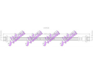 Brovex-Nelson H3530 stabdžių žarnelė 
 Stabdžių sistema -> Stabdžių žarnelės
4621301A14, 4621309914, 4621379914