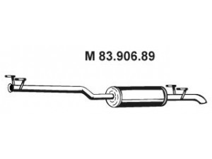 EBERSPÄCHER 83.906.89 galinis duslintuvas 
 Išmetimo sistema -> Duslintuvas
906 490 15 01, 906 490 21 01