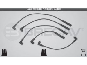 BRECAV 24.501 uždegimo laido komplektas 
 Kibirkšties / kaitinamasis uždegimas -> Uždegimo laidai/jungtys
115 093 593