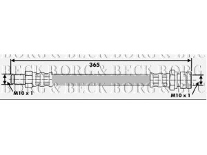 BORG & BECK BBH6411 stabdžių žarnelė 
 Stabdžių sistema -> Stabdžių žarnelės
311611701B, 311611701B, 311 611 701 B