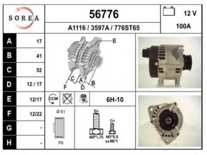 EAI 56776 kintamosios srovės generatorius