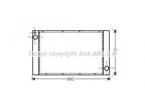 AVA QUALITY COOLING BWA2333 radiatorius, variklio aušinimas 
 Aušinimo sistema -> Radiatorius/alyvos aušintuvas -> Radiatorius/dalys
17112751275, 17112751276, 2751275