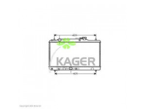 KAGER 31-1056 radiatorius, variklio aušinimas 
 Aušinimo sistema -> Radiatorius/alyvos aušintuvas -> Radiatorius/dalys
1770060G00