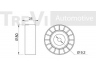 TREVI AUTOMOTIVE TA1041 kreipiantysis skriemulys, V formos rumbuotas diržas 
 Diržinė pavara -> V formos rumbuotas diržas/komplektas -> Laisvasis/kreipiamasis skriemulys
11281731838, 1731838
