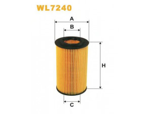 WIX FILTERS WL7240 alyvos filtras 
 Filtrai -> Alyvos filtras
05086301AA, 5086301AA, 1121840025