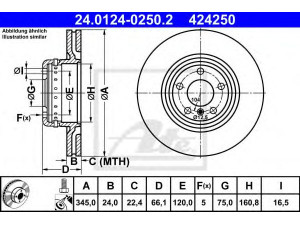 ATE 24.0124-0250.2 stabdžių diskas 
 Dviratė transporto priemonės -> Stabdžių sistema -> Stabdžių diskai / priedai
34 20 6 797 605
