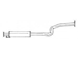 AKS DASIS SG65435 vidurinis duslintuvas