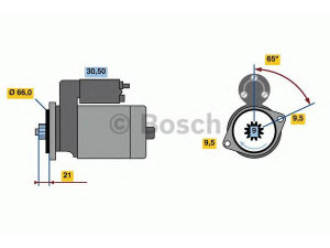 BOSCH 0 986 023 460 starteris
15504-63010, 15504-63011, 15504-63012