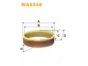 WIX FILTERS WA6546 oro filtras 
 Techninės priežiūros dalys -> Techninės priežiūros intervalai
144537