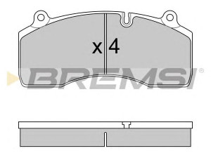 BREMSI BP7333 stabdžių trinkelių rinkinys, diskinis stabdys
20844903, 5001866914
