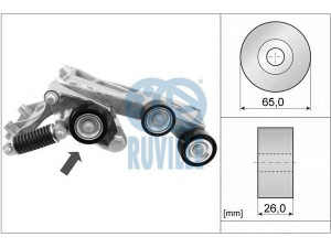 RUVILLE 57508 įtempiklio svirtis, V formos rumbuotas diržas 
 Diržinė pavara -> V formos rumbuotas diržas/komplektas -> Įtempiklis
266 200 07 70, 266 200 11 70