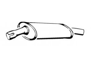 WALKER 14225 vidurinis duslintuvas 
 Išmetimo sistema -> Duslintuvas
7579129, 7710074, ZF07579129, ZF07710074