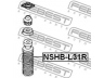 FEBEST NSHB-L31R apsauginis dangtelis/gofruotoji membrana, amortizatorius 
 Pakaba -> Amortizatorius
55240-8J000