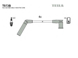 TESLA T973B uždegimo laido komplektas