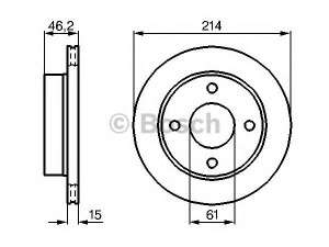 BOSCH 0 986 478 637 stabdžių diskas 
 Stabdžių sistema -> Diskinis stabdys -> Stabdžių diskas
40206 27B01