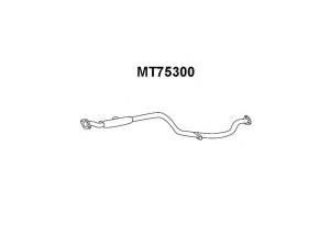 VENEPORTE MT75300 vidurinis duslintuvas 
 Išmetimo sistema -> Duslintuvas
MR188846, MR188850