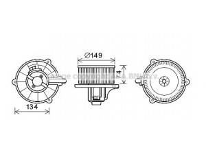 AVA QUALITY COOLING KA8225 elektrovariklis, vidinis pūtiklis 
 Šildymas / vėdinimas -> Orpūtė/dalys
0K55261R07