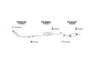 VENEPORTE 300447 išmetimo sistema 
 Išmetimo sistema -> Išmetimo sistema, visa