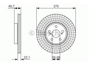 BOSCH 0 986 479 767 stabdžių diskas 
 Dviratė transporto priemonės -> Stabdžių sistema -> Stabdžių diskai / priedai
43512 12710, 43512 12710