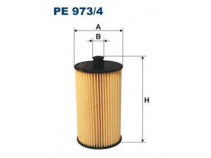 FILTRON PE973/4 kuro filtras 
 Techninės priežiūros dalys -> Papildomas remontas
2E0127159, 2E0127177