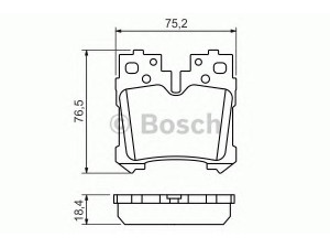 BOSCH 0 986 494 424 stabdžių trinkelių rinkinys, diskinis stabdys 
 Techninės priežiūros dalys -> Papildomas remontas
044660W010, 044660W020, 04466-0W010