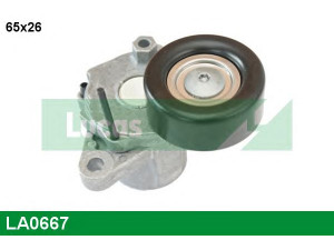 LUCAS ENGINE DRIVE LA0667 įtempiklio svirtis, V formos rumbuotas diržas 
 Diržinė pavara -> V formos rumbuotas diržas/komplektas -> Įtempiklis