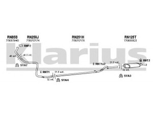 KLARIUS 720084U išmetimo sistema 
 Išmetimo sistema -> Išmetimo sistema, visa