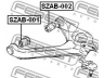 FEBEST SZAB-001 valdymo svirties/išilginių svirčių įvorė
09319-12044