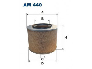 FILTRON AM440 oro filtras
A47052, 0030944204, 0030944904