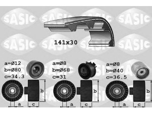 SASIC 1756044 paskirstymo diržo komplektas 
 Techninės priežiūros dalys -> Papildomas remontas
03G198119A, 03G198119C, 03G198119A