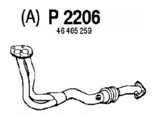FENNO P2206 išleidimo kolektorius 
 Išmetimo sistema -> Išmetimo vamzdžiai
BM70210, 46447056, 46465259, 46467021