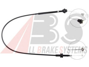 A.B.S. K32490 akceleratoriaus trosas 
 Kuro mišinio formavimas -> Karbiuratorius, sistema -> Valdymo sąsajos/amortizatorius/kameros
6168454