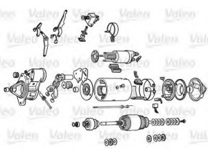 VALEO D8E107 starteris