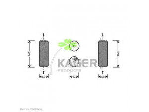 KAGER 94-5408 džiovintuvas, oro kondicionierius 
 Oro kondicionavimas -> Džiovintuvas
1C0820191, 1J0820191A, 1J0820191B