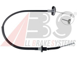 A.B.S. K28079 sankabos trosas 
 Dviratė transporto priemonės -> Kabeliai ir tachometro velenaai -> Sankabos trosas
96590791