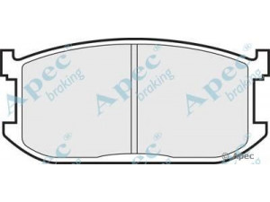 APEC braking PAD389 stabdžių trinkelių rinkinys, diskinis stabdys 
 Techninės priežiūros dalys -> Papildomas remontas
800149280, B00149280, B00149280A